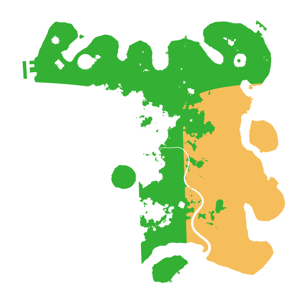 Biome Rust Map: Procedural Map, Size: 3500, Seed: 66183379