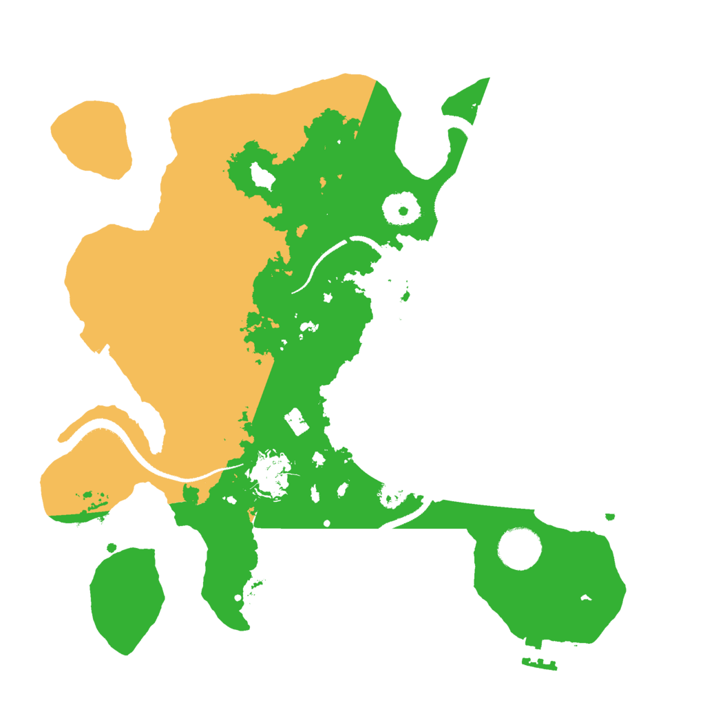 Biome Rust Map: Procedural Map, Size: 3000, Seed: 54353