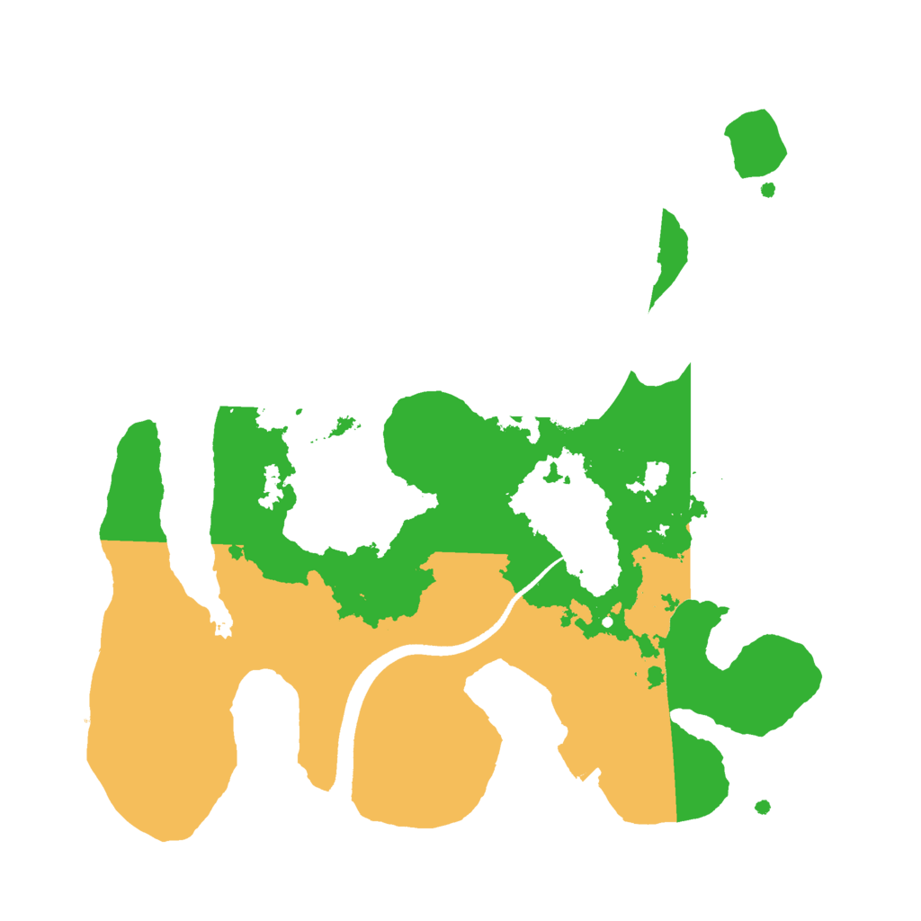 Biome Rust Map: Procedural Map, Size: 2500, Seed: 1145837031