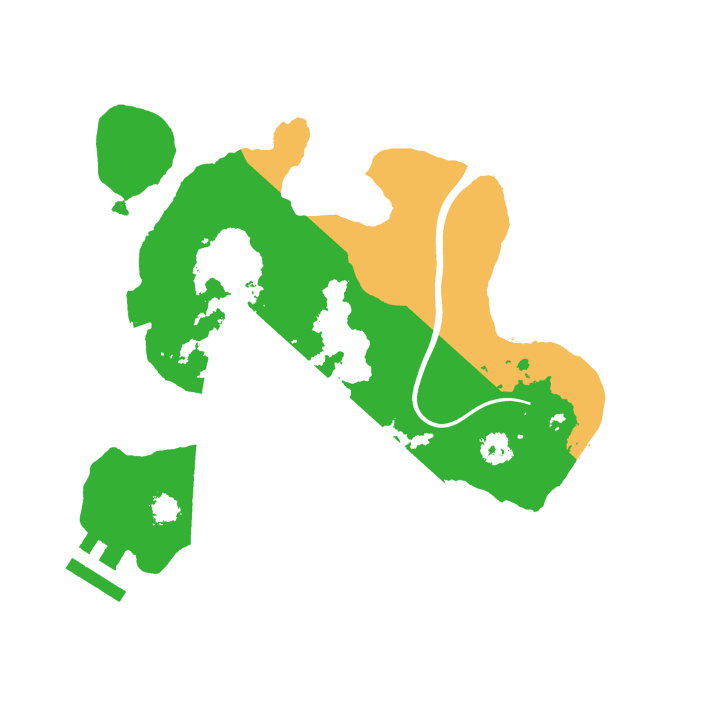 Biome Rust Map: Procedural Map, Size: 2240, Seed: 15691005