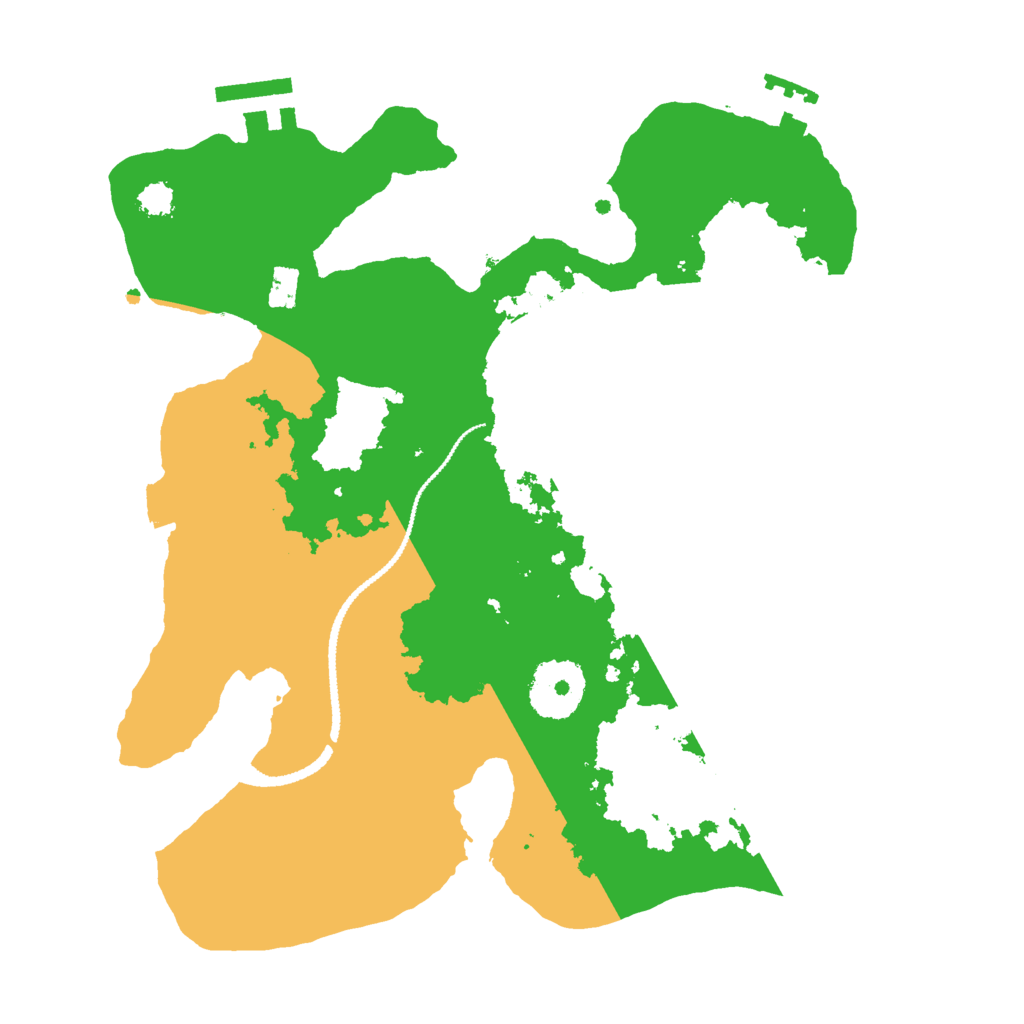 Biome Rust Map: Procedural Map, Size: 2700, Seed: 100000