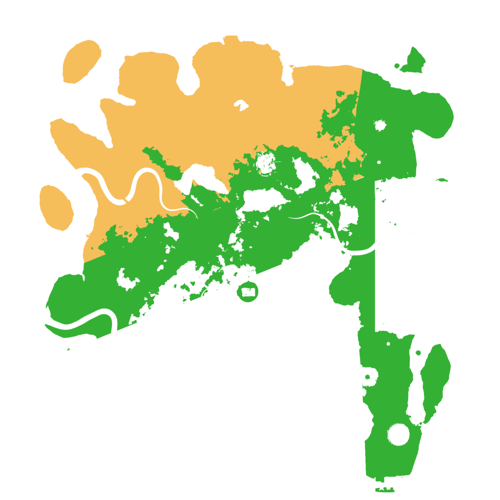 Biome Rust Map: Procedural Map, Size: 4000, Seed: 2000582907