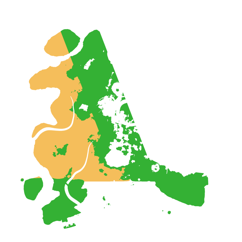 Biome Rust Map: Procedural Map, Size: 3000, Seed: 1820020530