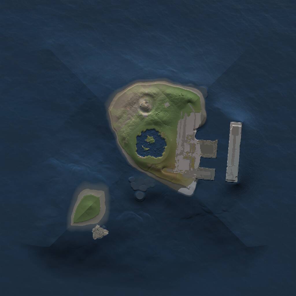 Rust Map: Procedural Map, Size: 1000, Seed: 165418583, 2 Monuments