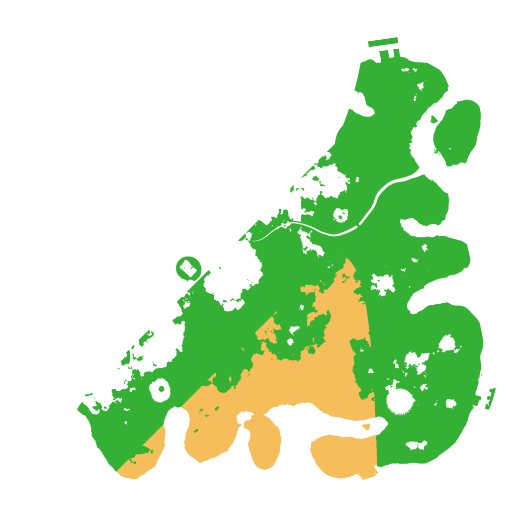 Biome Rust Map: Procedural Map, Size: 3500, Seed: 777751903