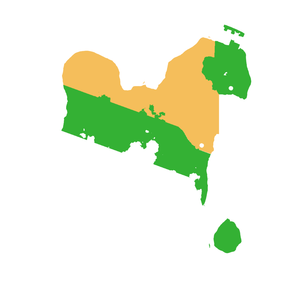 Biome Rust Map: Procedural Map, Size: 2000, Seed: 1571638729