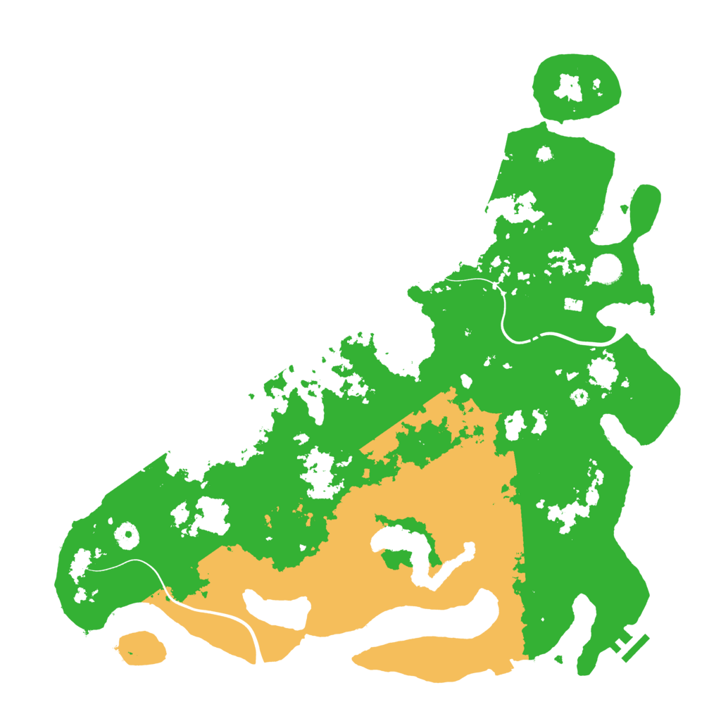 Biome Rust Map: Procedural Map, Size: 4250, Seed: 5598