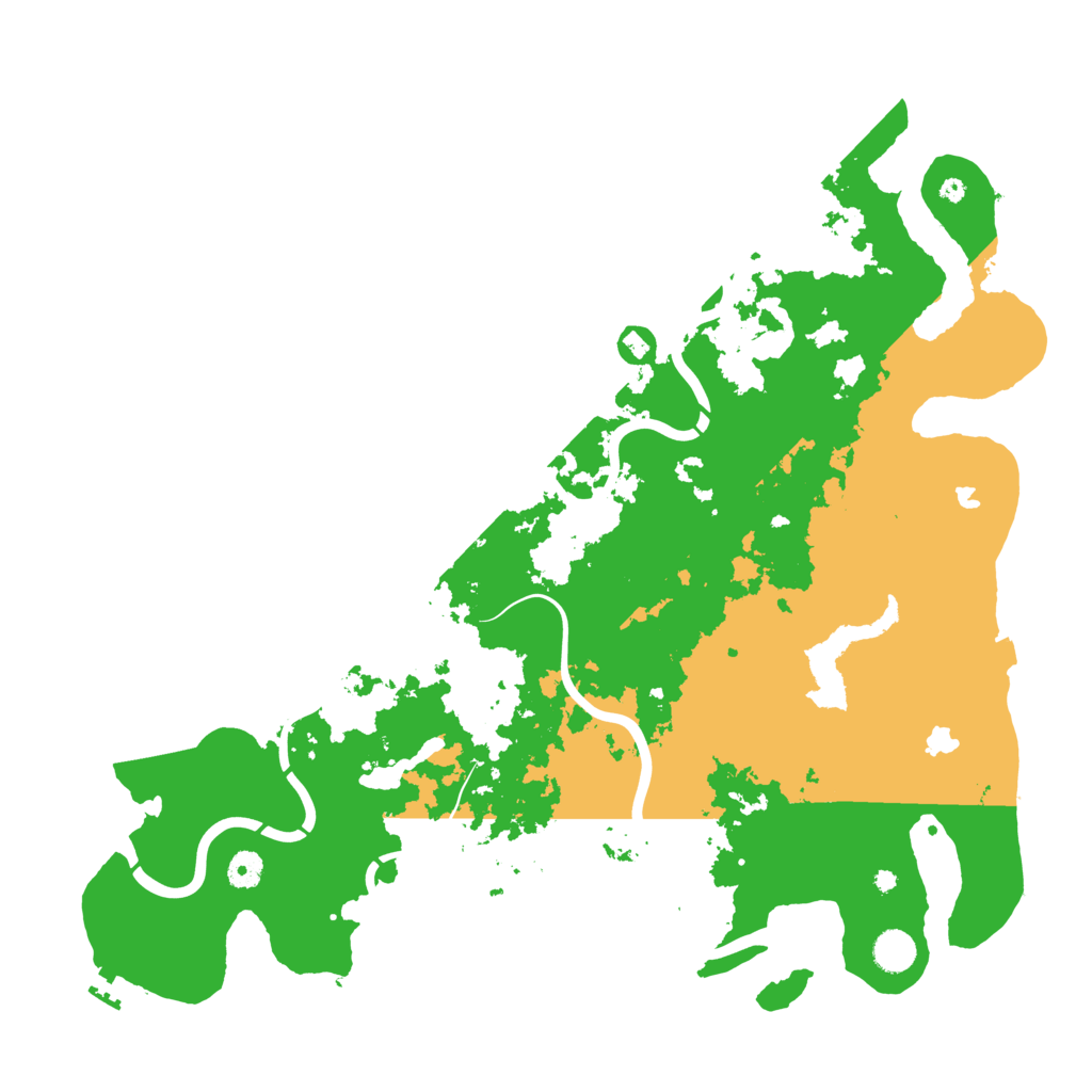 Biome Rust Map: Procedural Map, Size: 4500, Seed: 2084306607