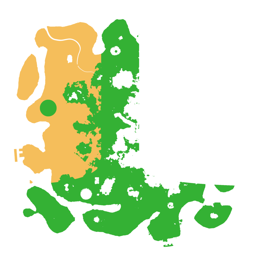 Biome Rust Map: Procedural Map, Size: 4000, Seed: 65843
