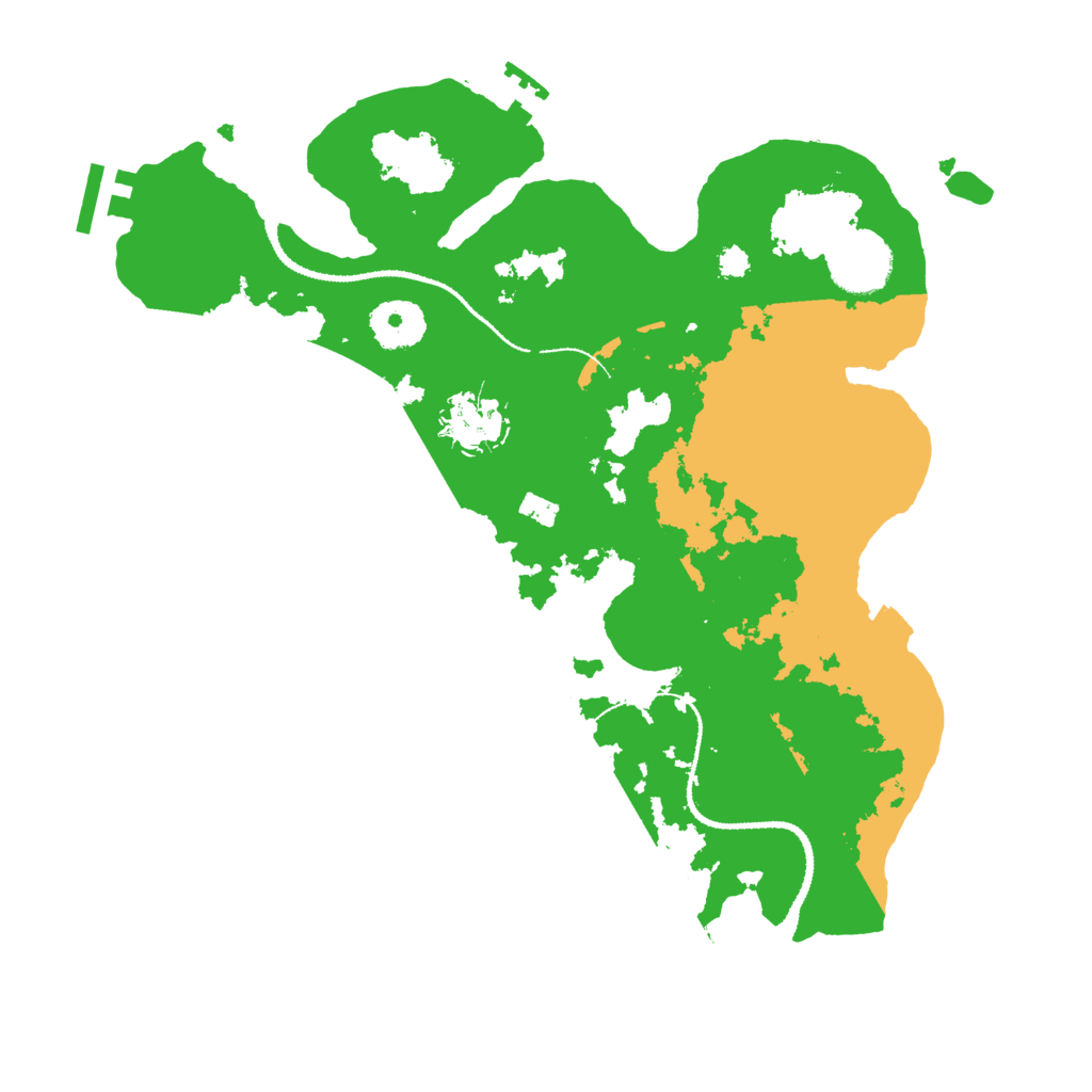 Biome Rust Map: Procedural Map, Size: 3150, Seed: 741447