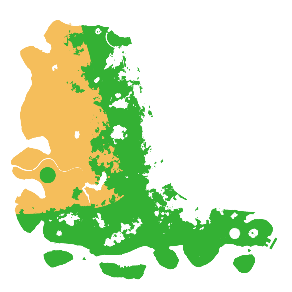 Biome Rust Map: Procedural Map, Size: 4800, Seed: 1301333388
