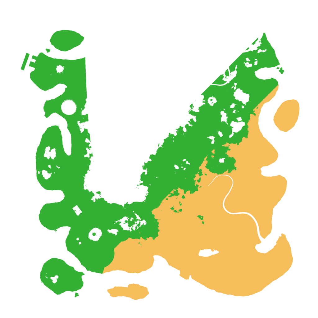 Biome Rust Map: Procedural Map, Size: 3700, Seed: 1791863777