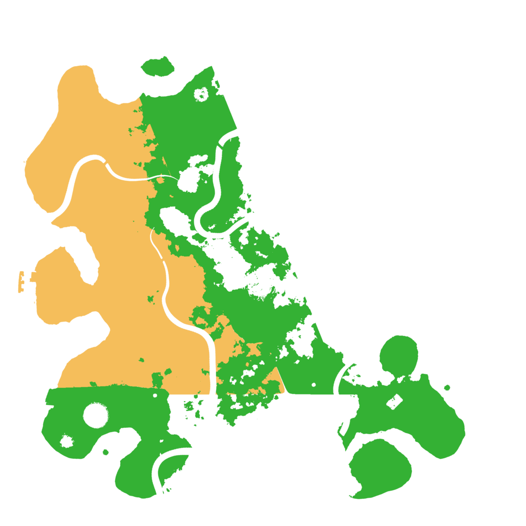 Biome Rust Map: Procedural Map, Size: 3700, Seed: 984120