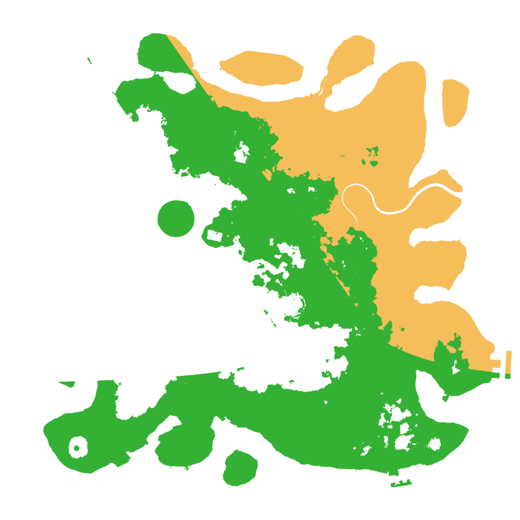 Biome Rust Map: Procedural Map, Size: 3750, Seed: 1192212487