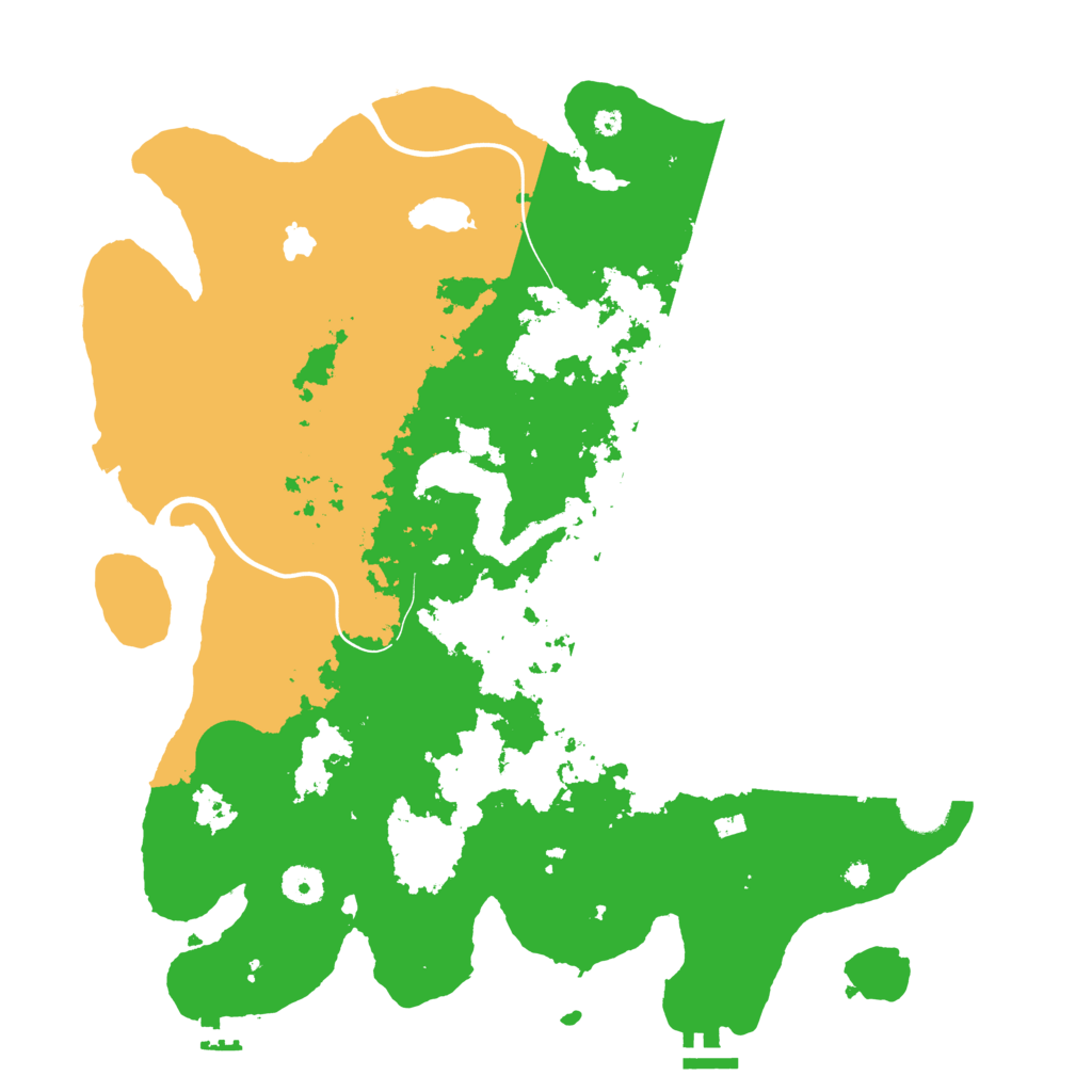 Biome Rust Map: Procedural Map, Size: 4000, Seed: 435634544