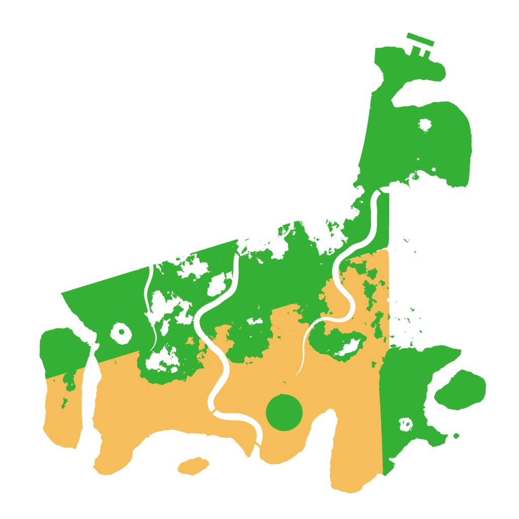 Biome Rust Map: Procedural Map, Size: 3750, Seed: 123312