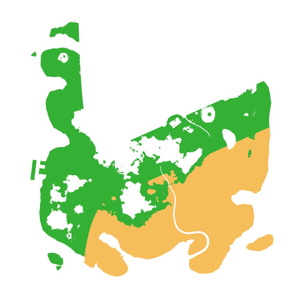 Biome Rust Map: Procedural Map, Size: 3000, Seed: 23488650