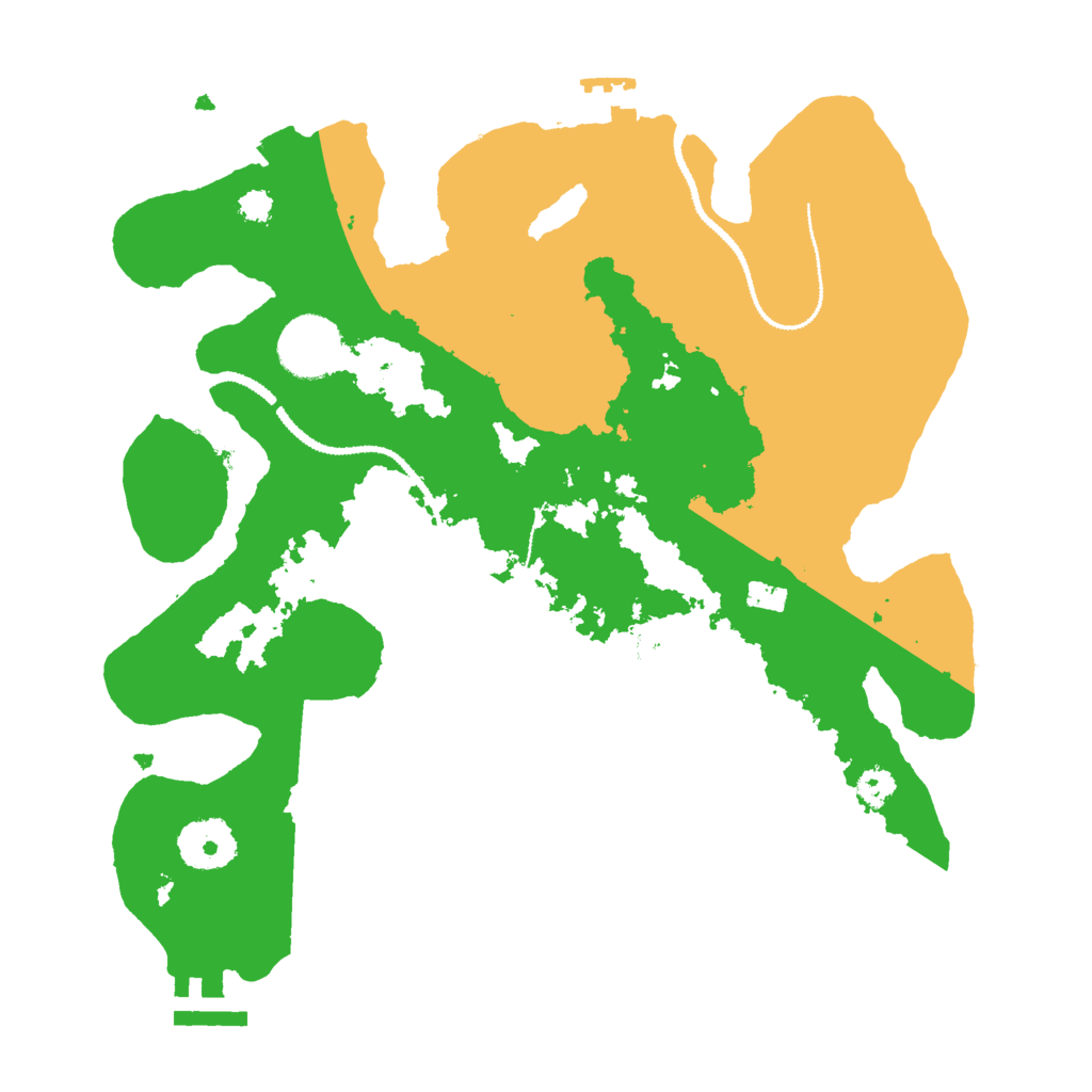 Biome Rust Map: Procedural Map, Size: 3000, Seed: 5828850