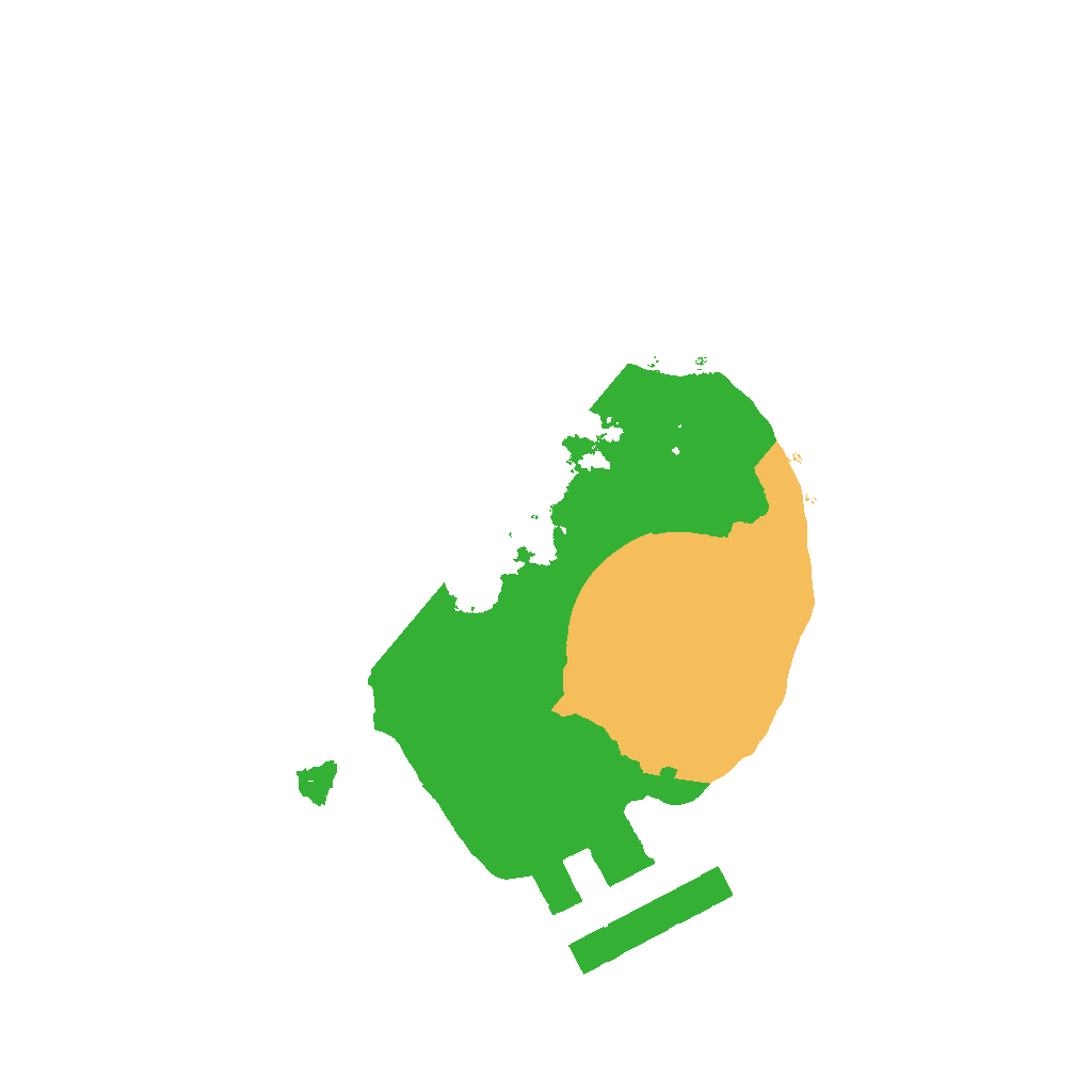 Biome Rust Map: Procedural Map, Size: 1300, Seed: 104633162