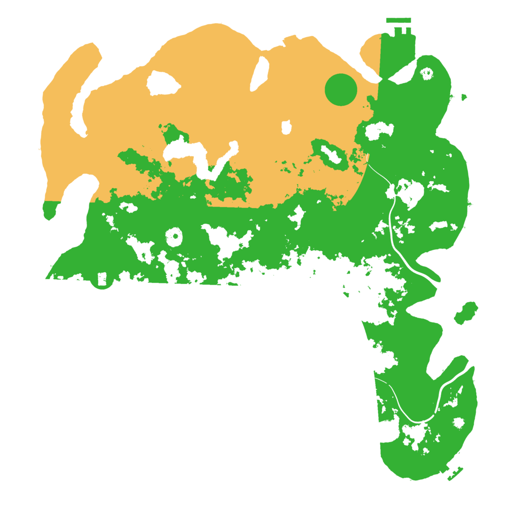 Biome Rust Map: Procedural Map, Size: 4250, Seed: 427682735