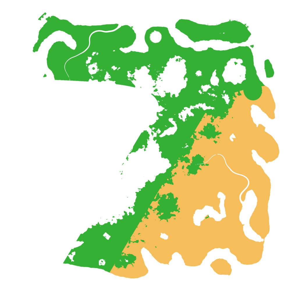 Biome Rust Map: Procedural Map, Size: 4500, Seed: 45085547