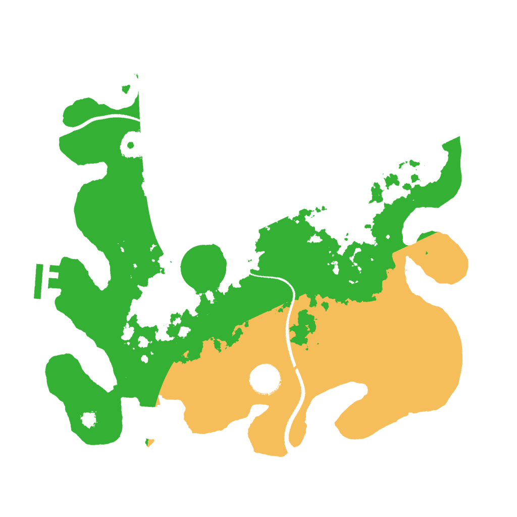 Biome Rust Map: Procedural Map, Size: 3000, Seed: 484596172