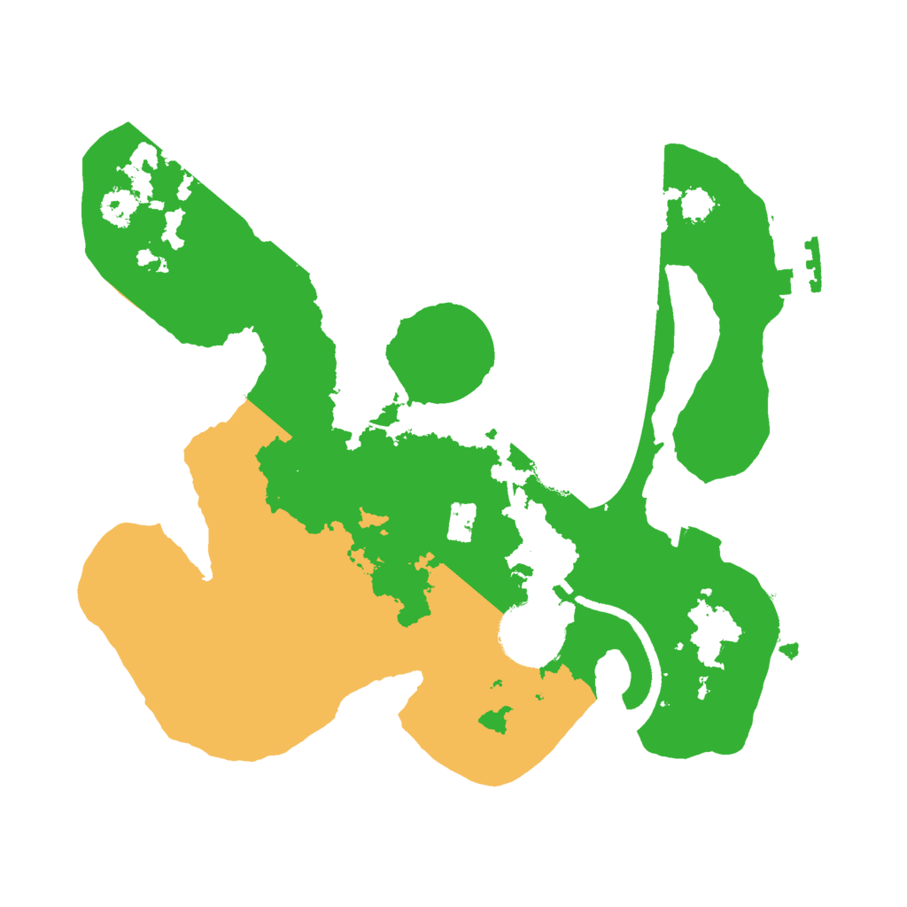 Biome Rust Map: Procedural Map, Size: 2500, Seed: 263
