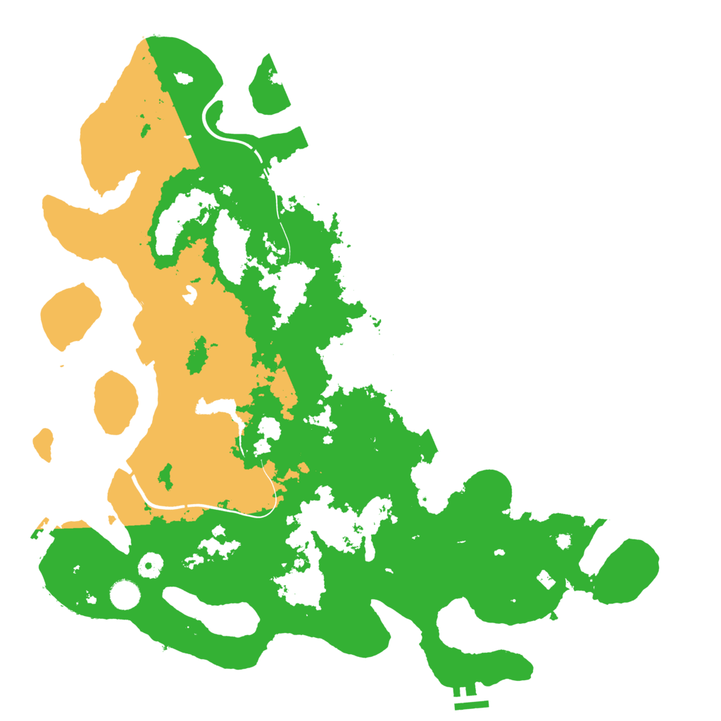 Biome Rust Map: Procedural Map, Size: 4250, Seed: 818297923