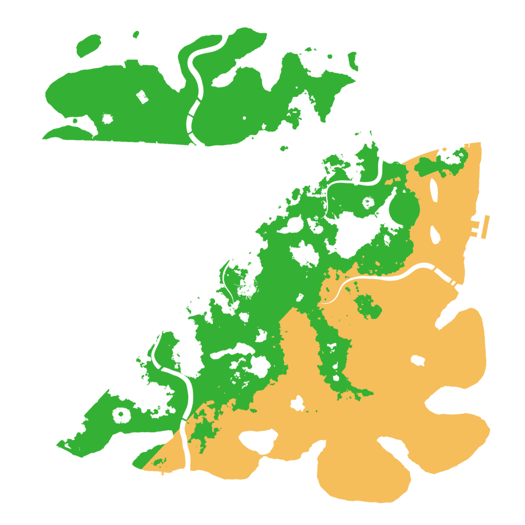 Biome Rust Map: Procedural Map, Size: 4500, Seed: 38366986