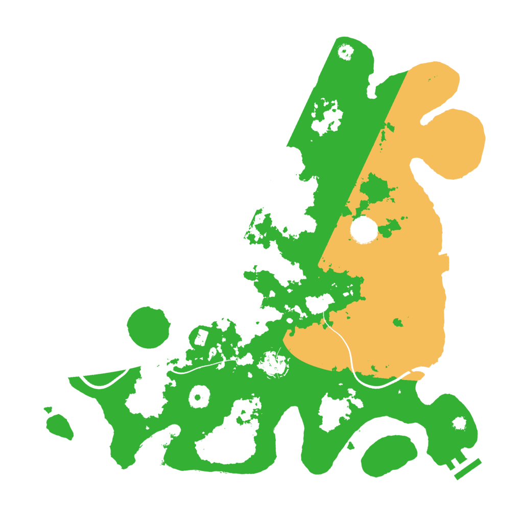Biome Rust Map: Procedural Map, Size: 3500, Seed: 489685823