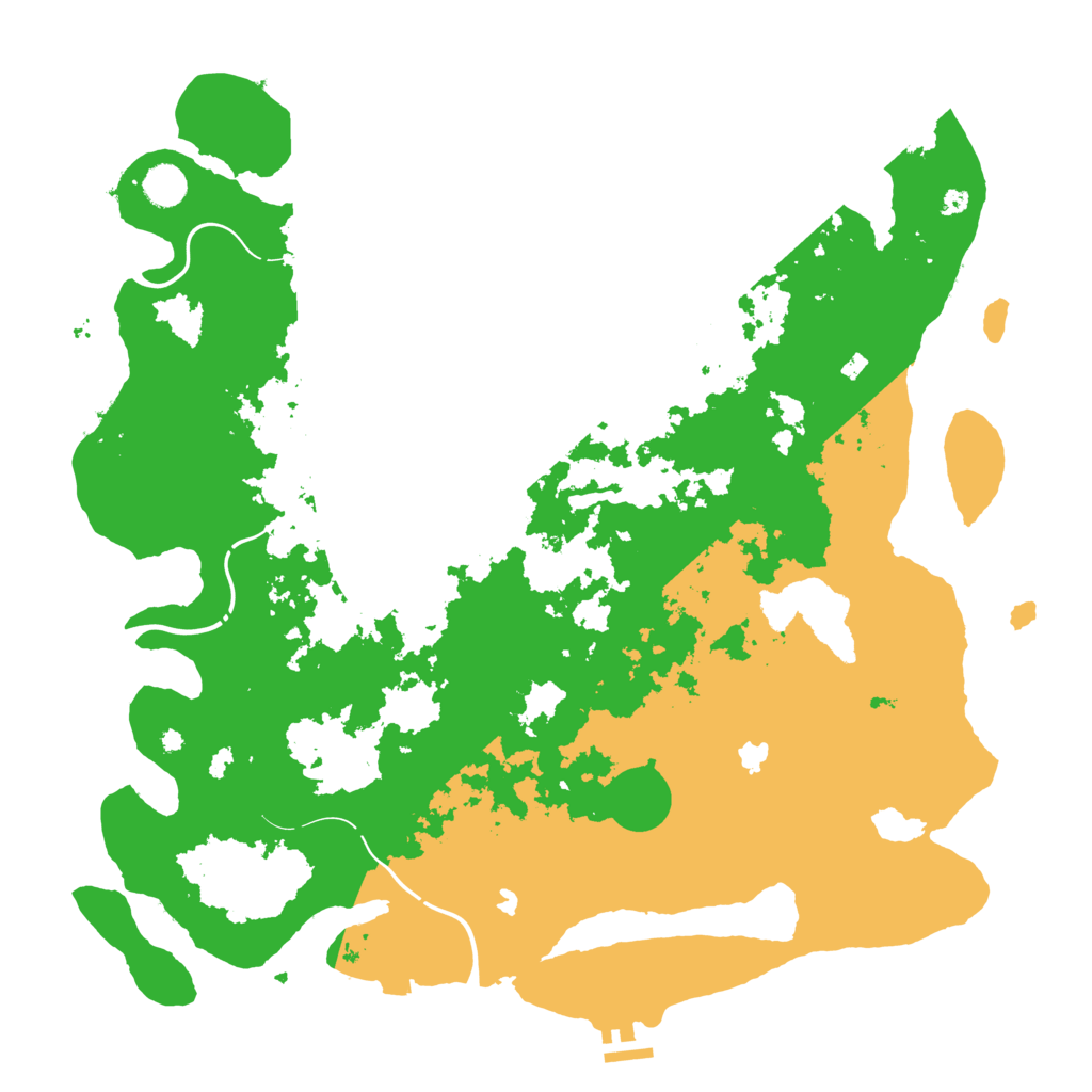 Biome Rust Map: Procedural Map, Size: 4500, Seed: 698319519