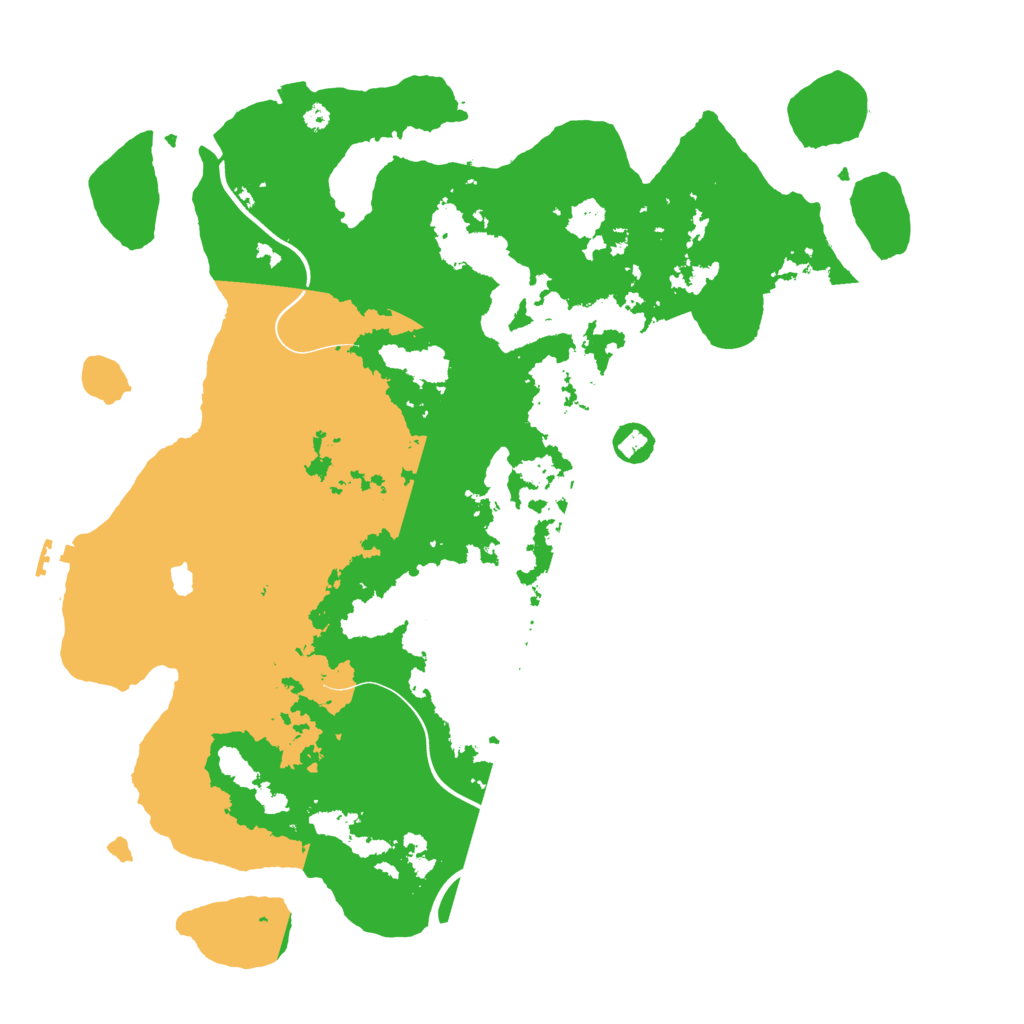 Biome Rust Map: Procedural Map, Size: 4050, Seed: 1816560013