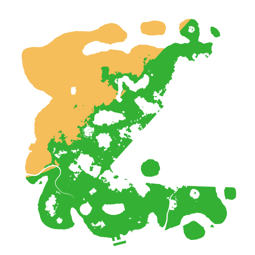 Biome Rust Map: Procedural Map, Size: 4000, Seed: 154825