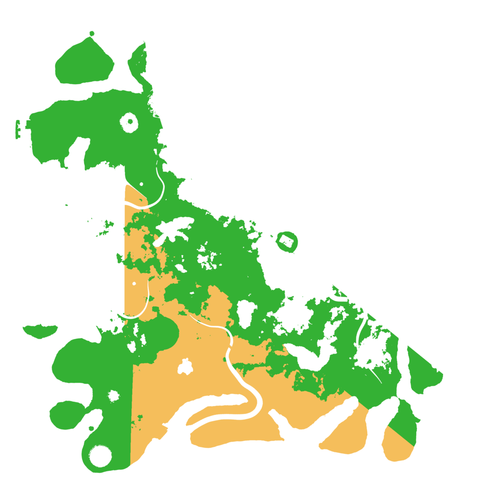 Biome Rust Map: Procedural Map, Size: 4000, Seed: 68568
