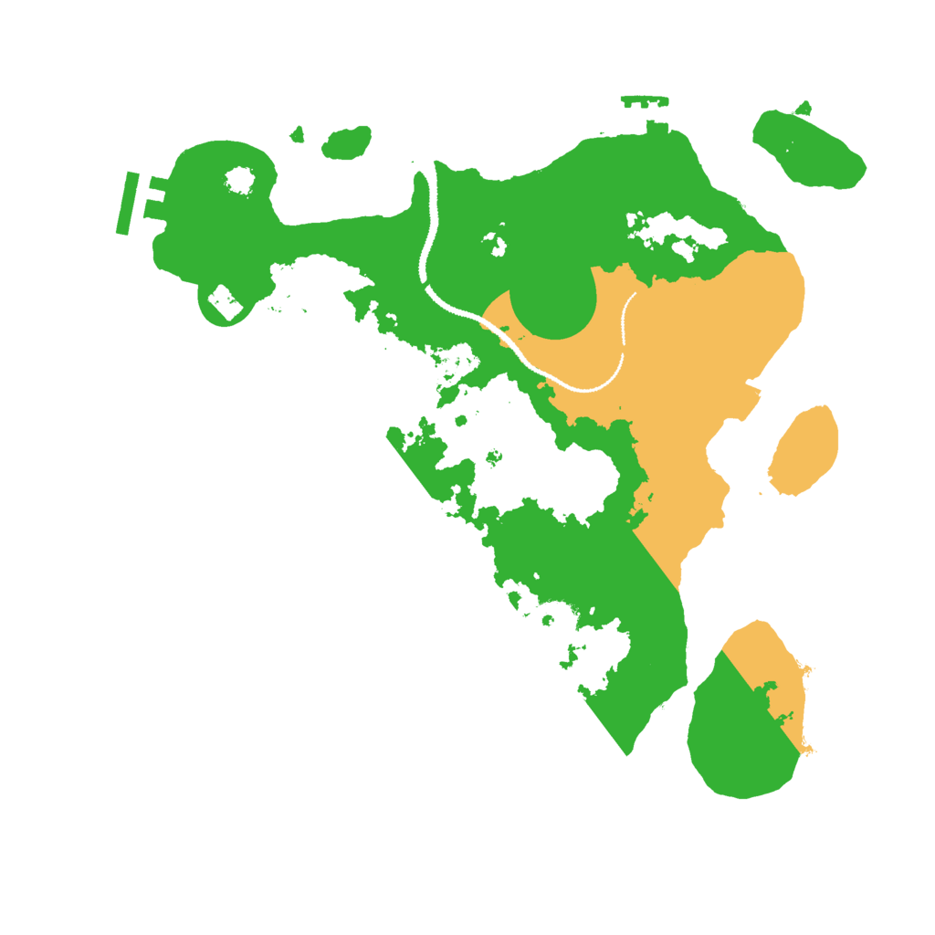 Biome Rust Map: Procedural Map, Size: 3000, Seed: 1306079400