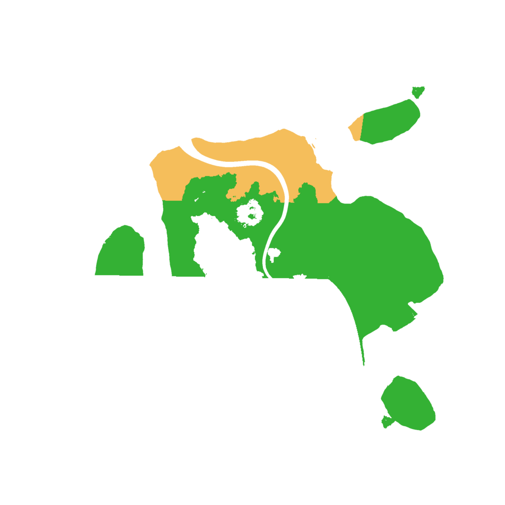 Biome Rust Map: Procedural Map, Size: 2000, Seed: 844214305