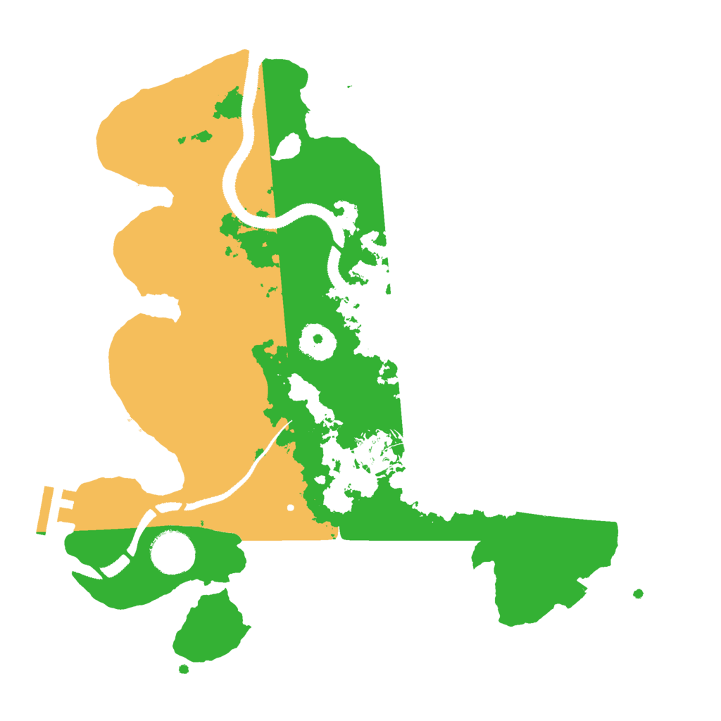 Biome Rust Map: Procedural Map, Size: 3000, Seed: 696470127