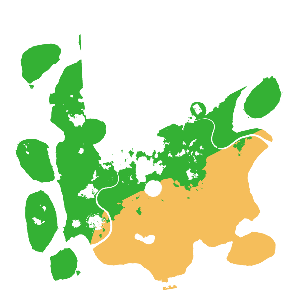 Biome Rust Map: Procedural Map, Size: 3300, Seed: 999113276