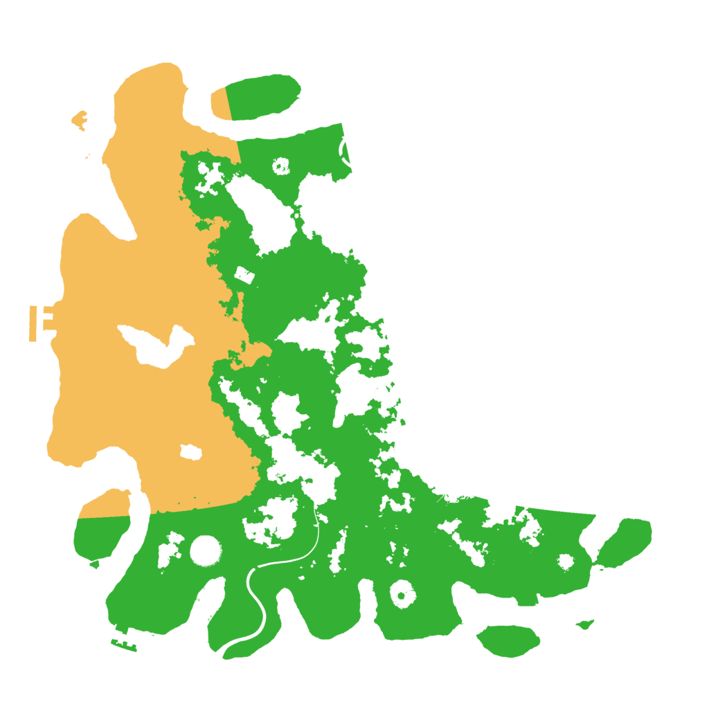 Biome Rust Map: Procedural Map, Size: 4000, Seed: 140395757