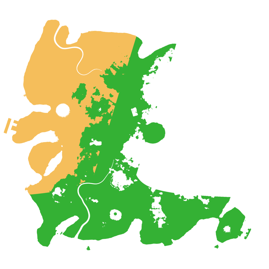 Biome Rust Map: Procedural Map, Size: 3500, Seed: 1997351084