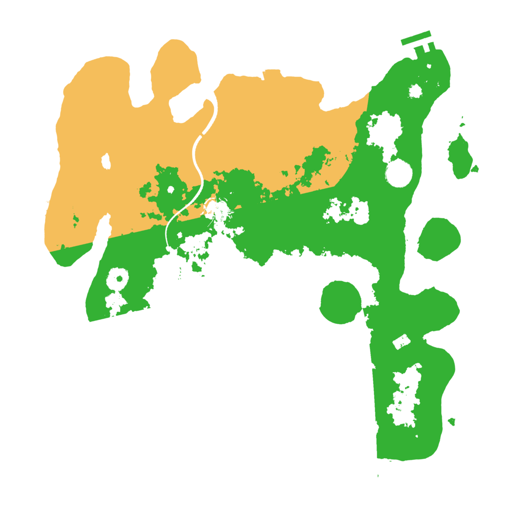 Biome Rust Map: Procedural Map, Size: 3400, Seed: 332882363