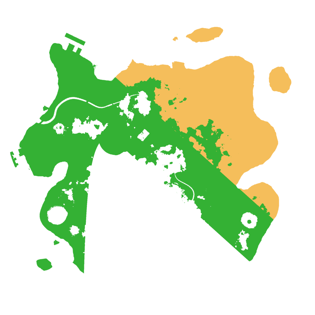 Biome Rust Map: Procedural Map, Size: 3000, Seed: 167656863