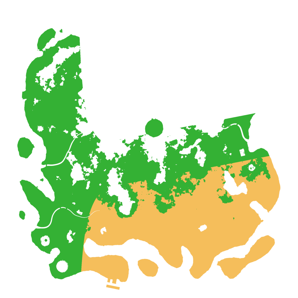 Biome Rust Map: Procedural Map, Size: 4500, Seed: 298892745