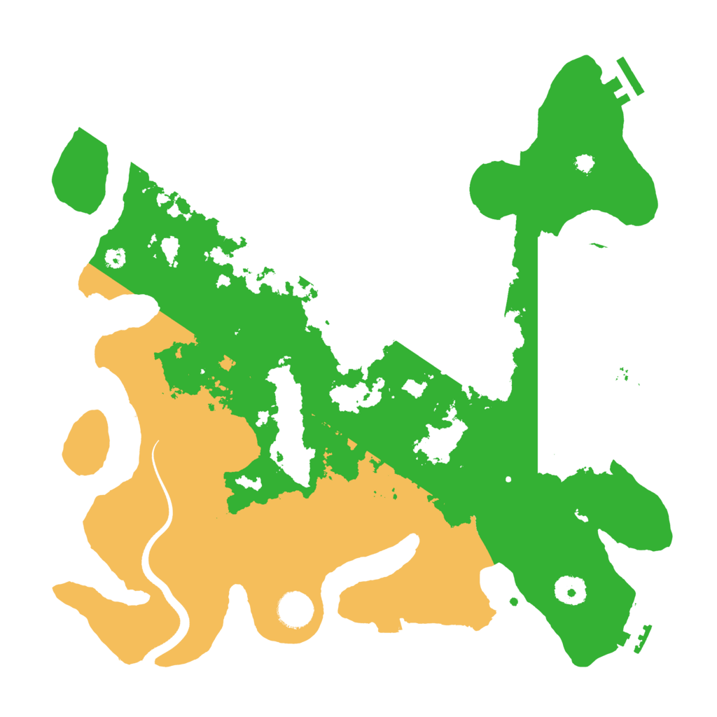 Biome Rust Map: Procedural Map, Size: 3500, Seed: 177367921