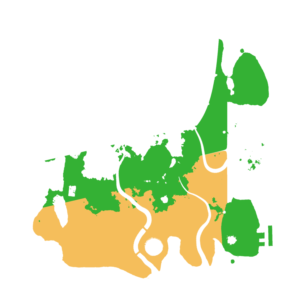 Biome Rust Map: Procedural Map, Size: 3000, Seed: 1704673956