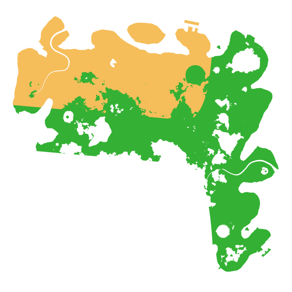 Biome Rust Map: Procedural Map, Size: 4000, Seed: 766150043
