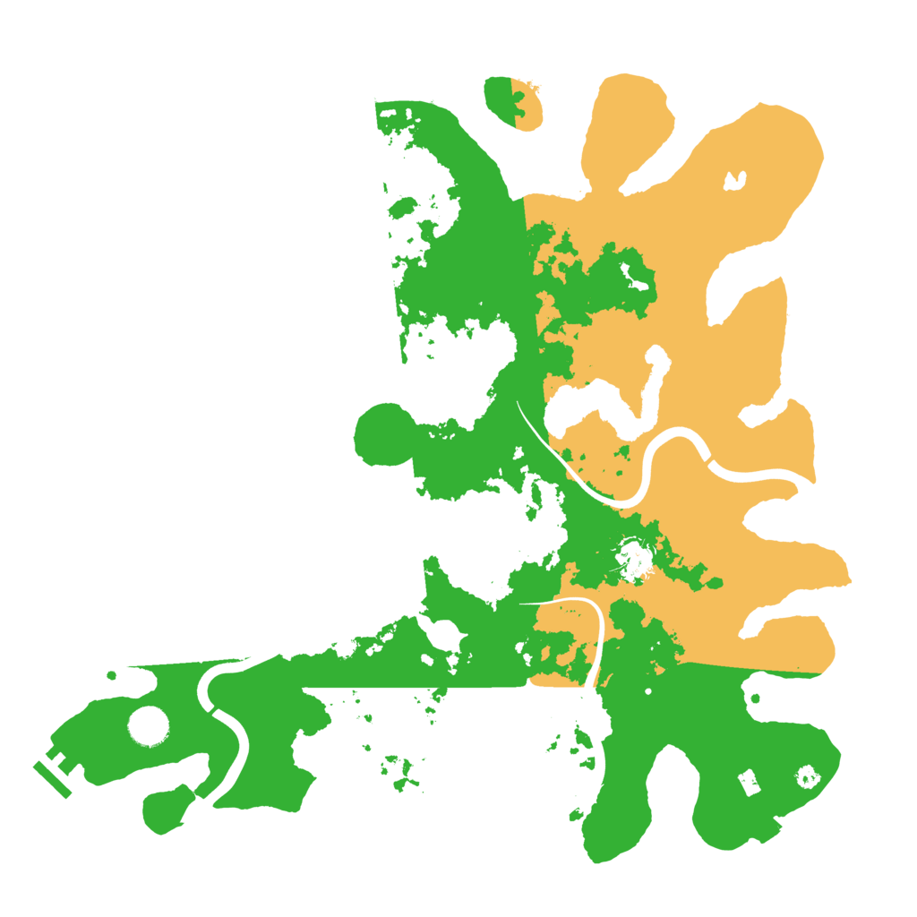 Biome Rust Map: Procedural Map, Size: 4000, Seed: 36672