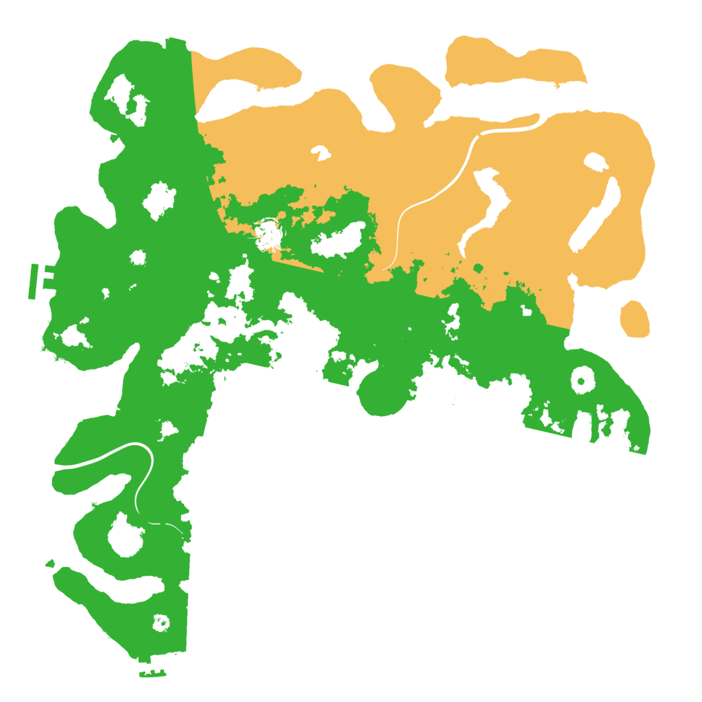 Biome Rust Map: Procedural Map, Size: 4000, Seed: 621352596