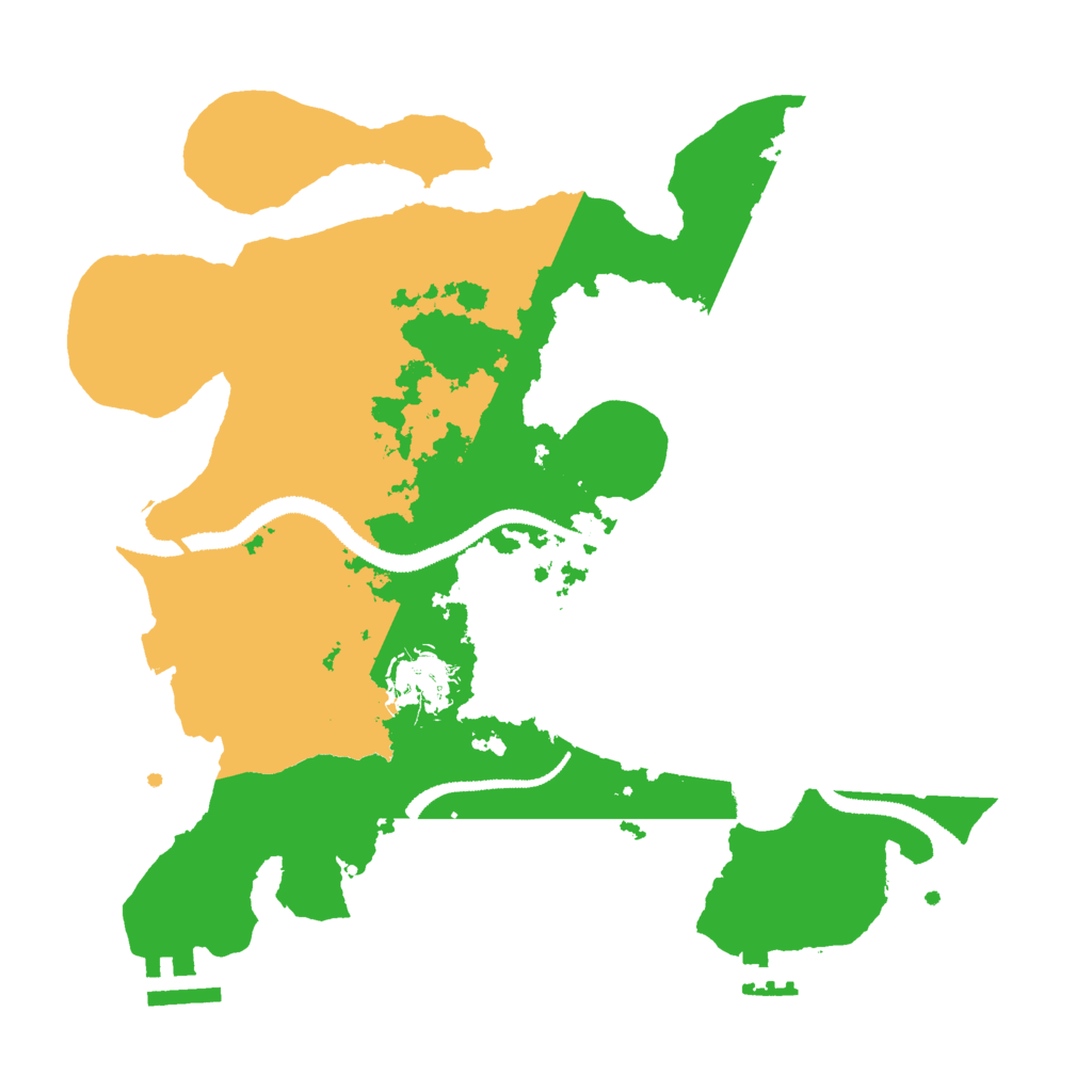 Biome Rust Map: Procedural Map, Size: 3000, Seed: 18815