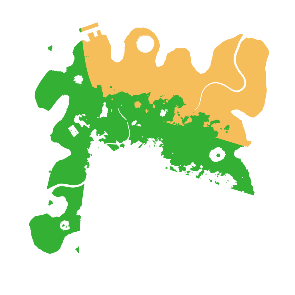 Biome Rust Map: Procedural Map, Size: 3000, Seed: 63832